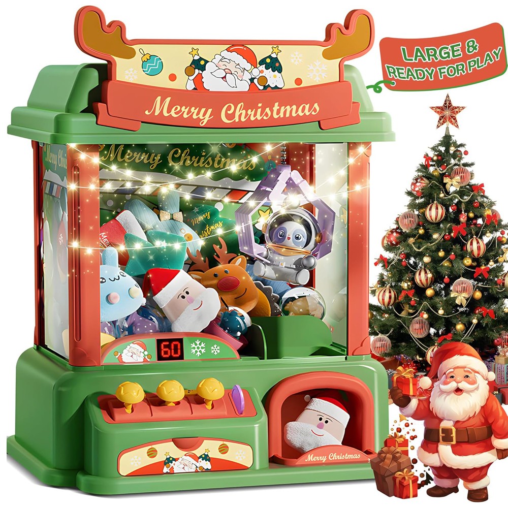 Arcade Vending & Laundry Revenue - Noel pençe makinesi çocuklar için Mini