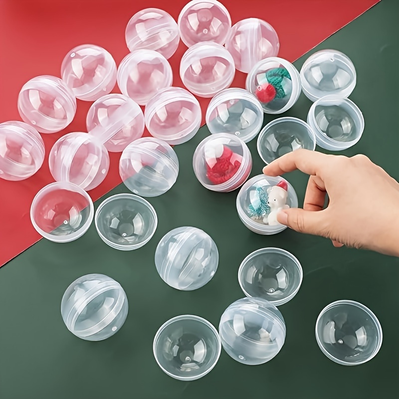 100 adet temizle plastik yuvar - Prize Capsule Toy Machine incelemesi ve fiyatı