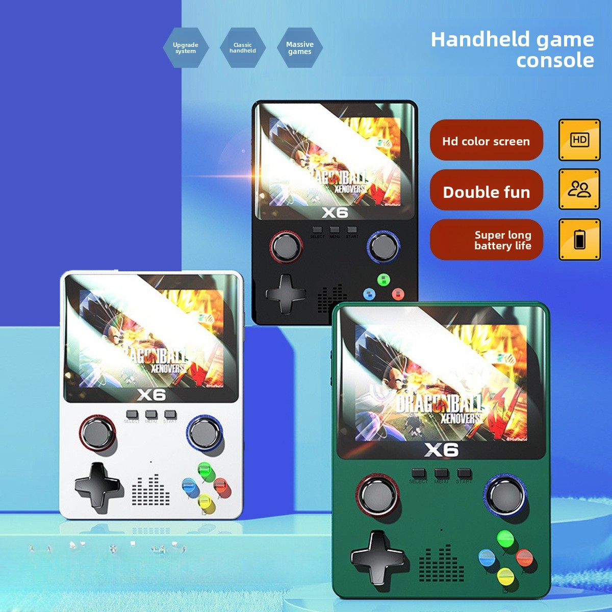 X6 oyun konsolu el tipi emülat - Joystick Arcade Parts incelemesi ve fiyatı